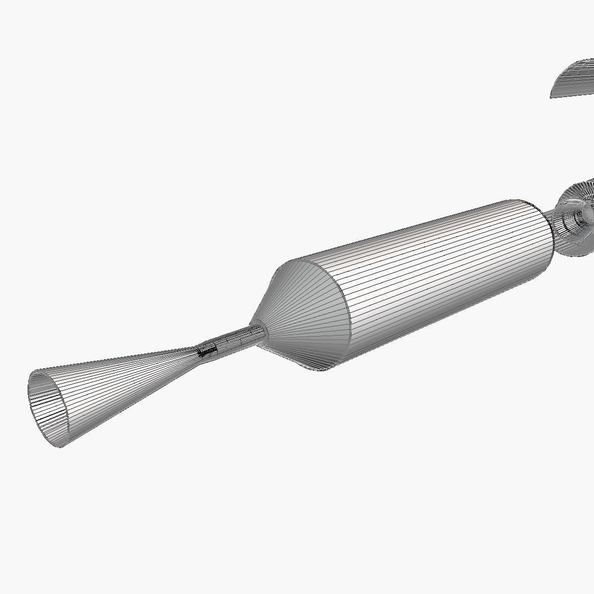 Nano Rocket 3D model_13