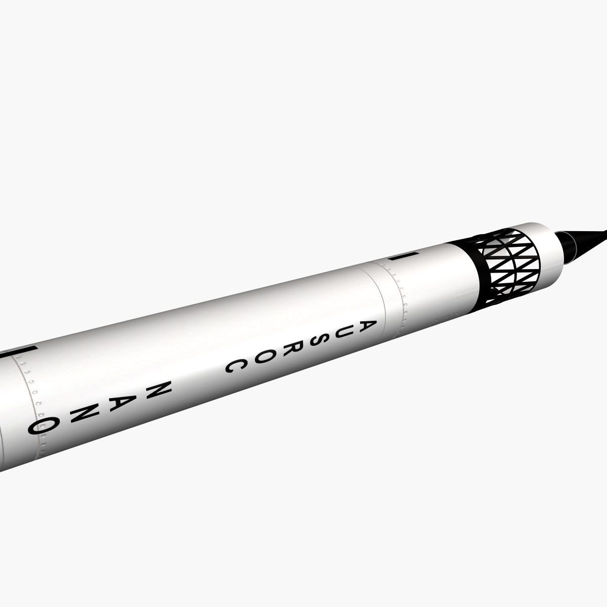 Nano Rocket 3D model_6