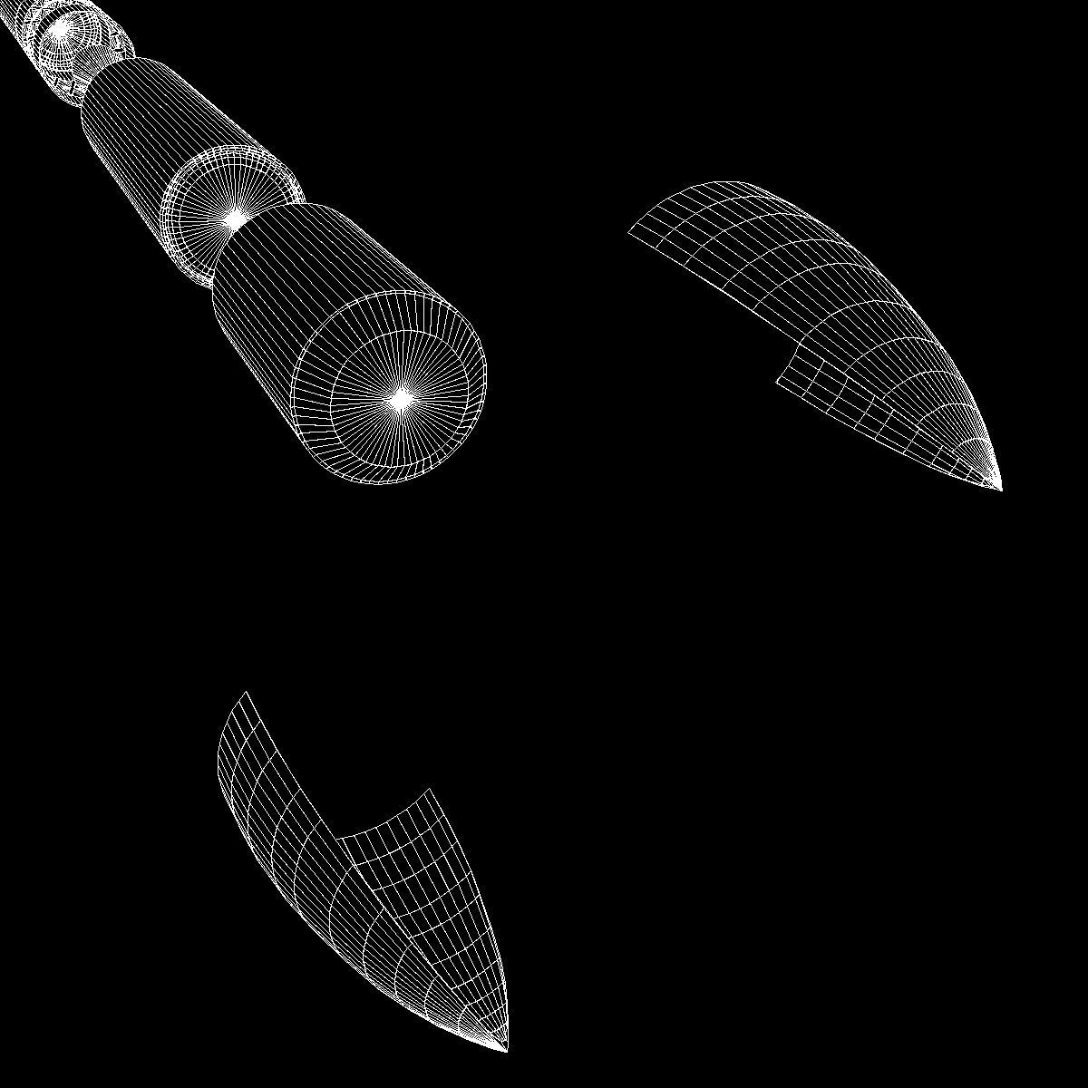 Nano Rocket 3D model_21