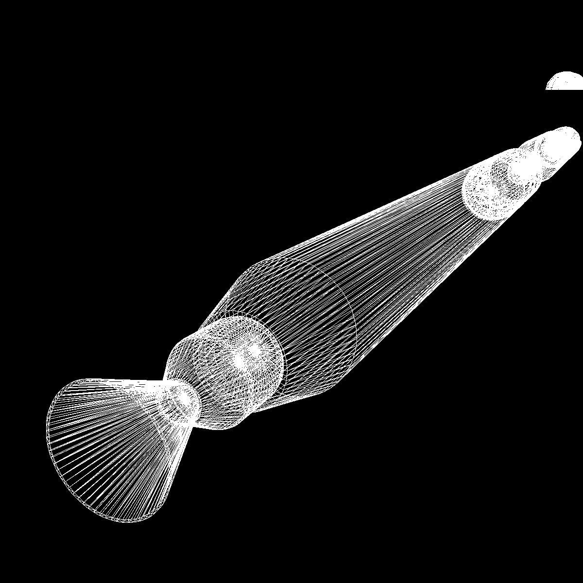 Nano Rocket 3D model_26