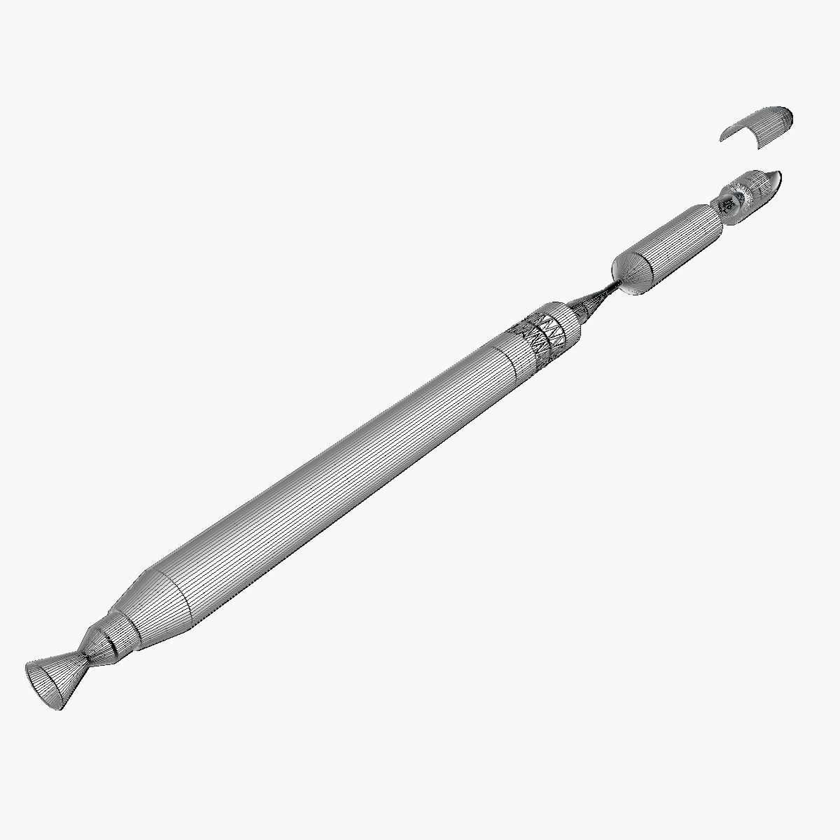 Nano Rocket 3D model_11