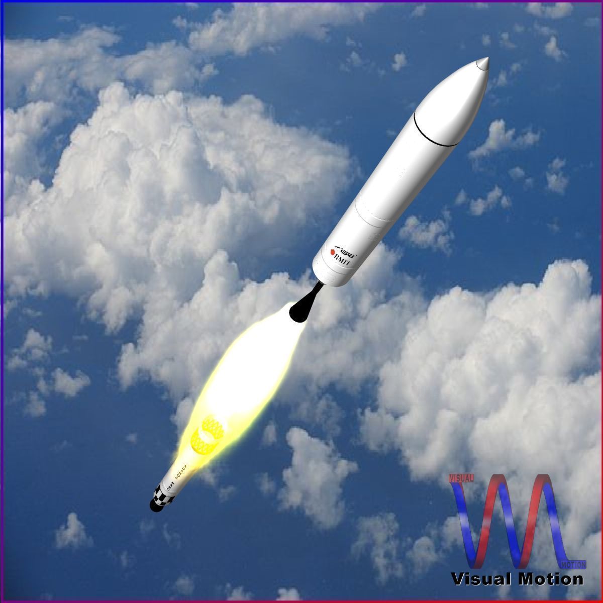 Nano Rocket 3D model_1