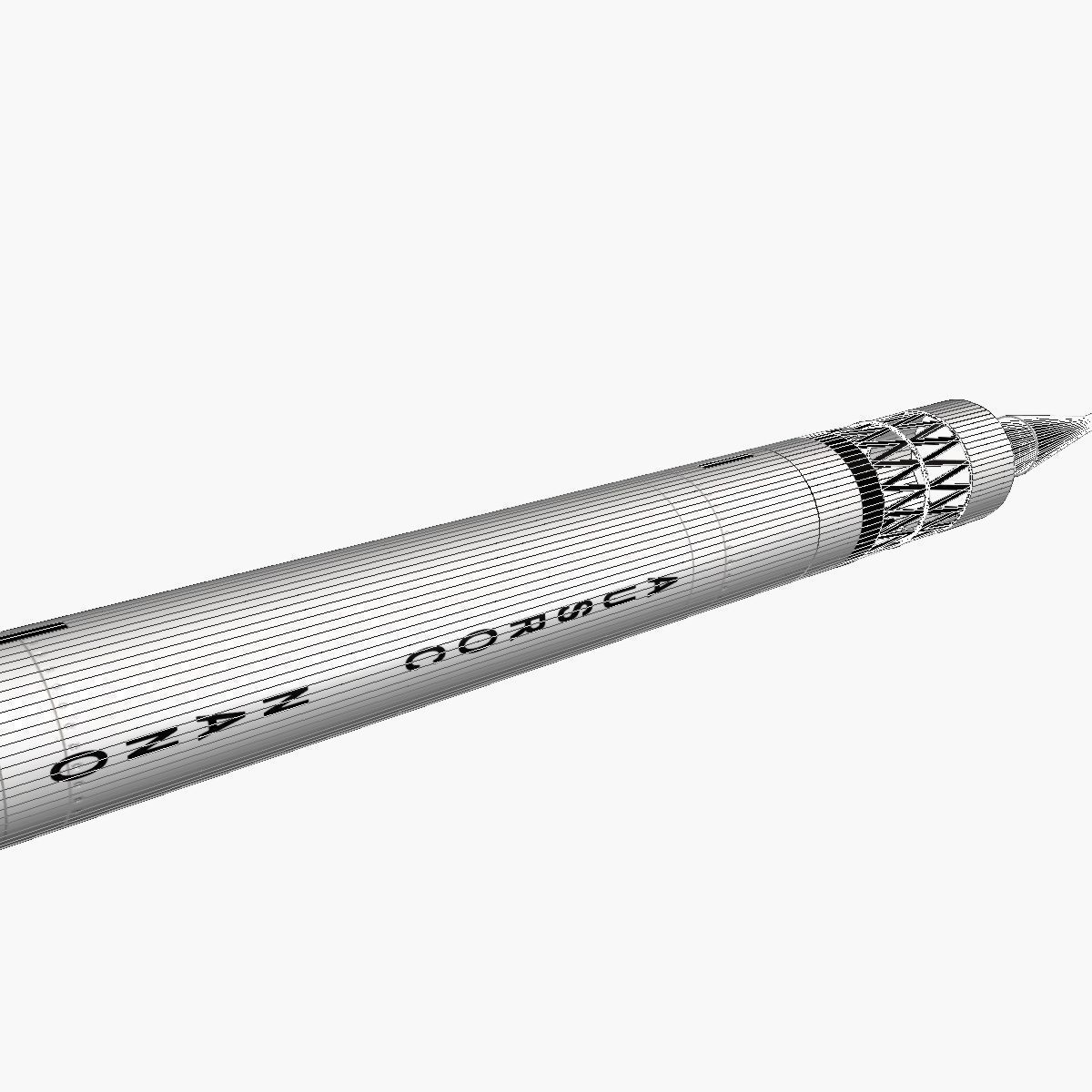 Nano Rocket 3D model_14