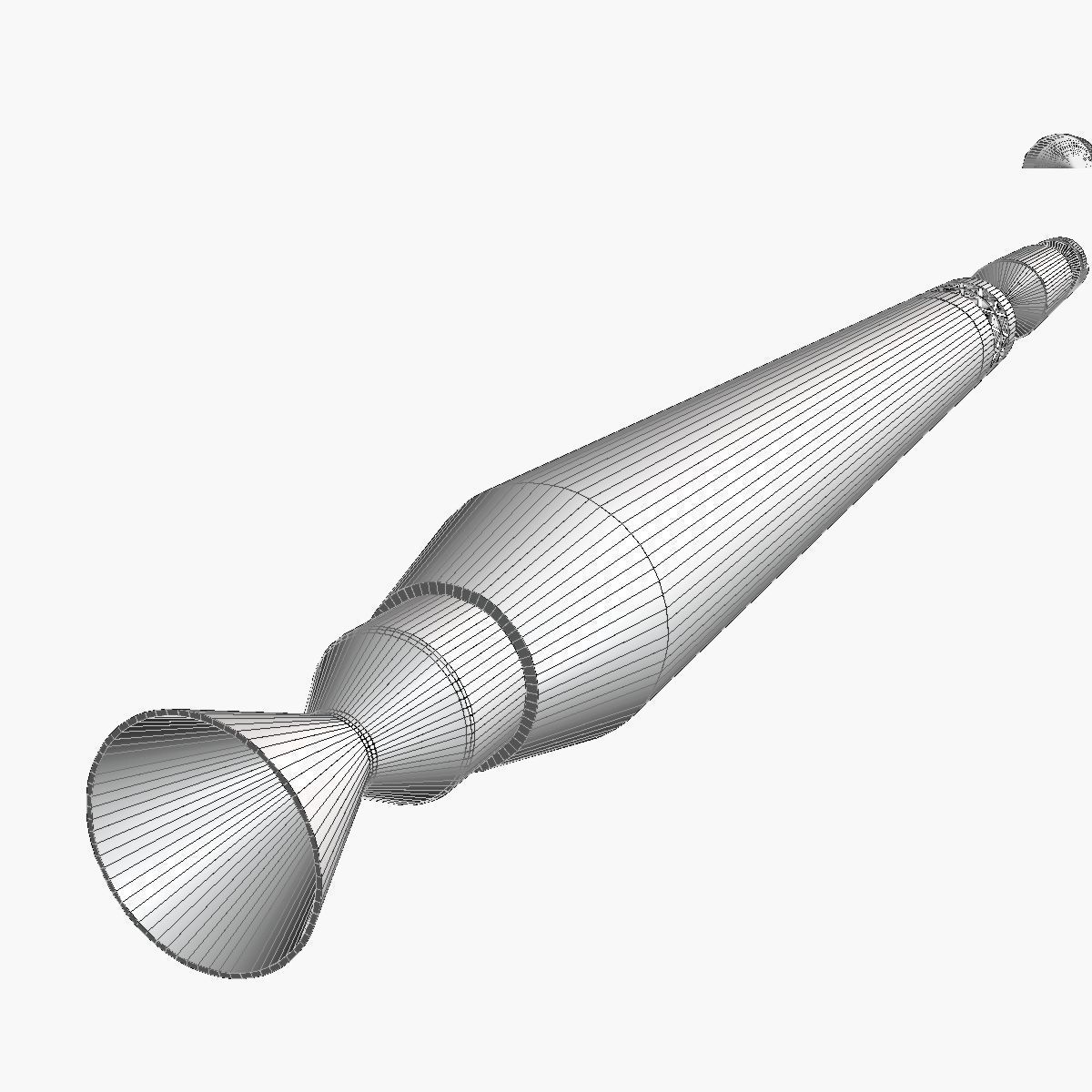 Nano Rocket 3D model_12