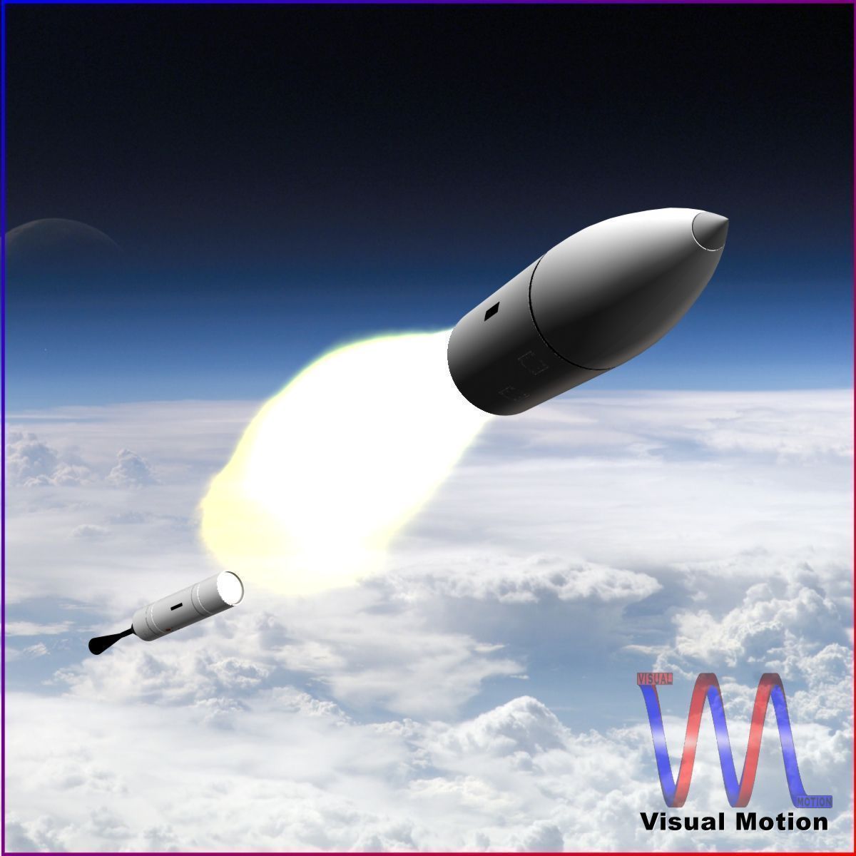 Nano Rocket 3D model_2