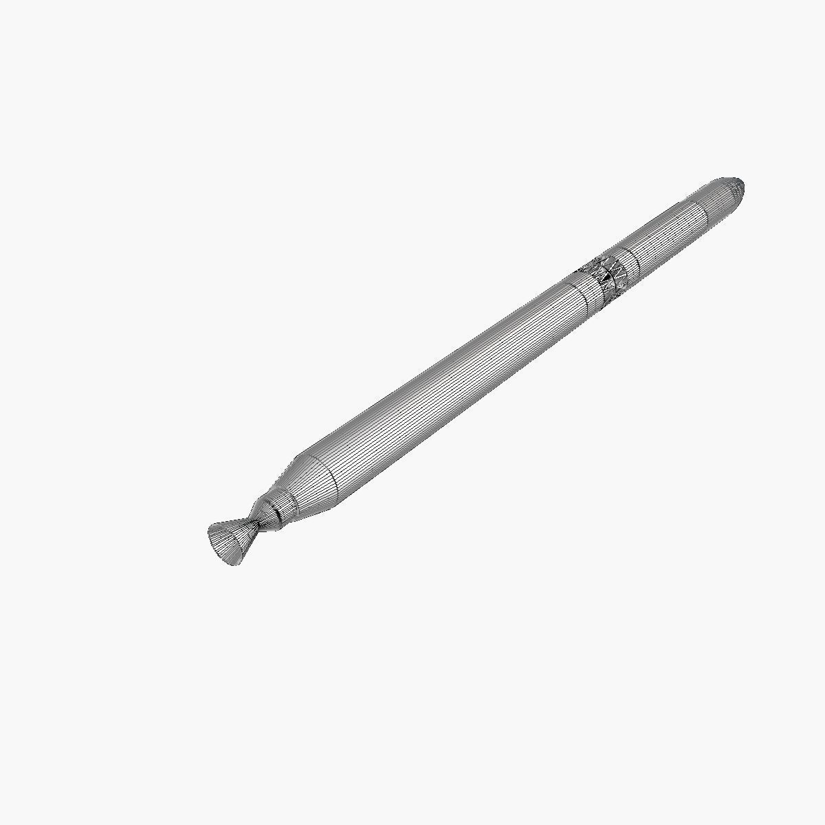 Nano Rocket 3D model_10