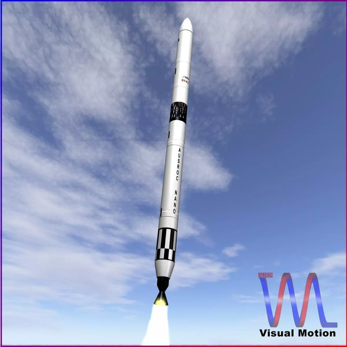 Nano Rocket 3D model_0