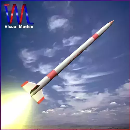 MT-135 Rocket 3D model