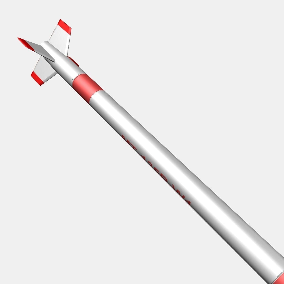 MT-135 Rocket 3D model_2
