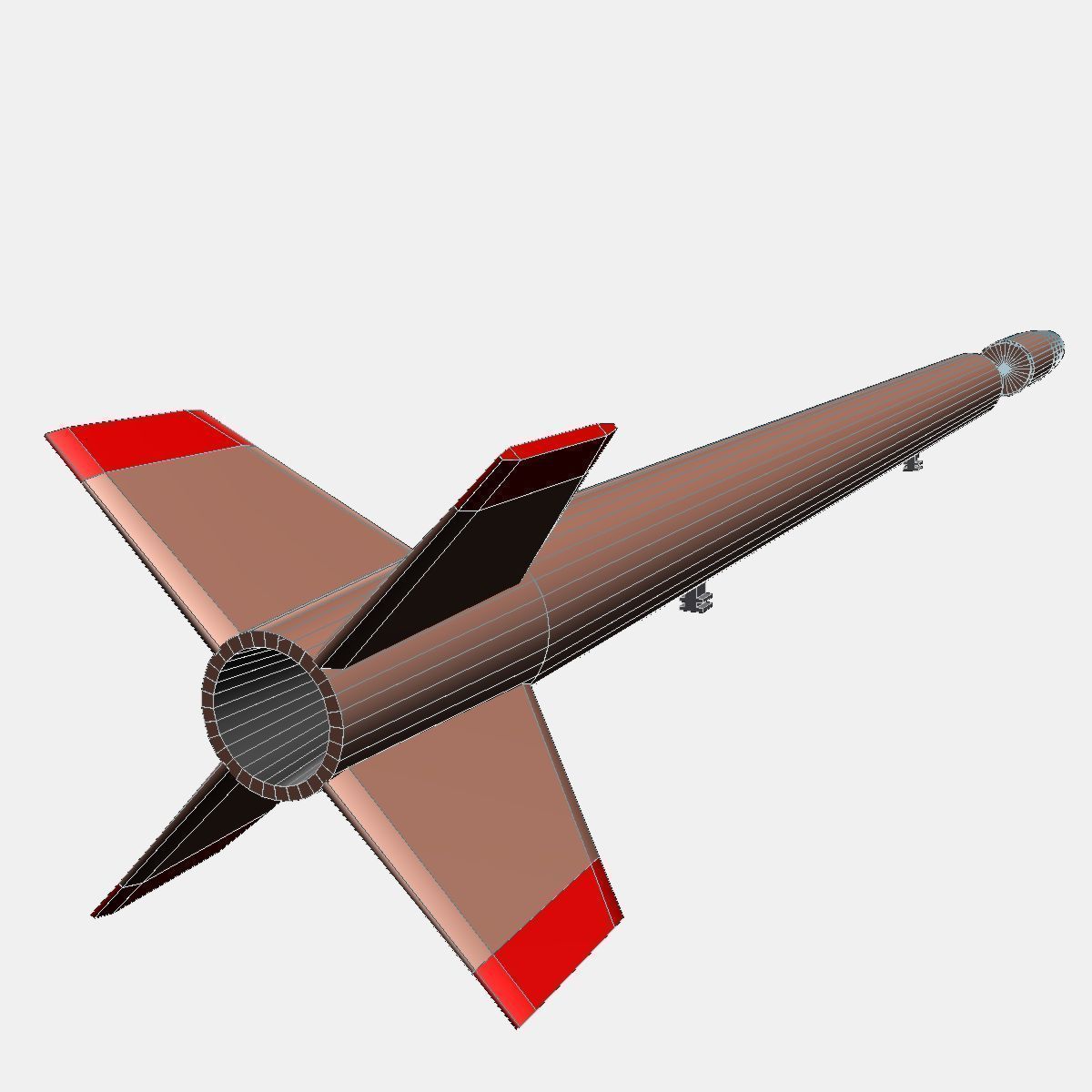 MT-135 Rocket 3D model_14