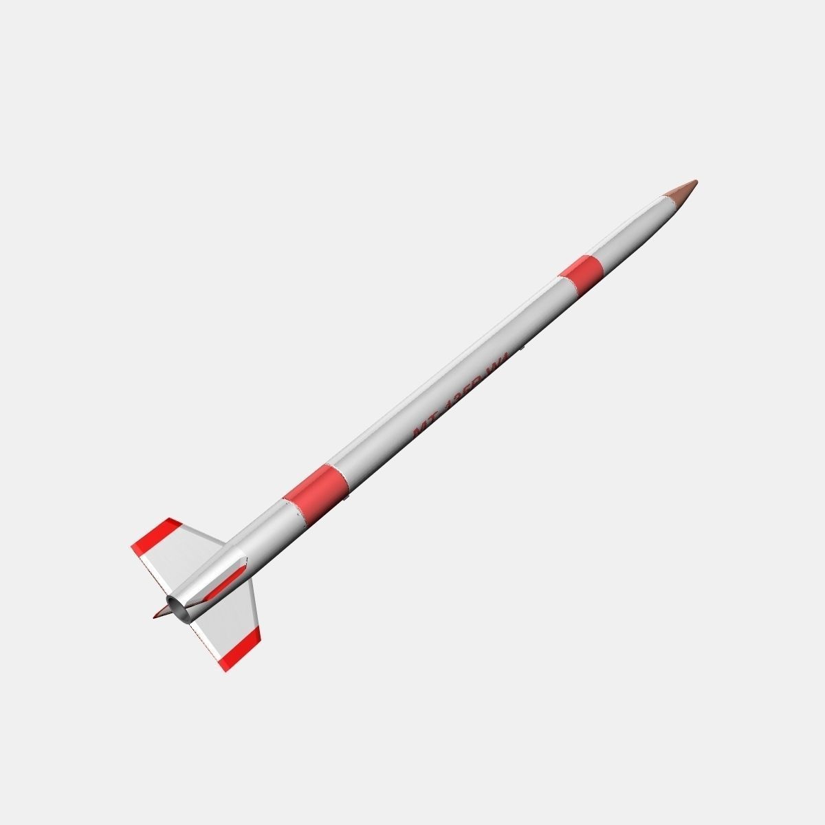 MT-135 Rocket 3D model_1