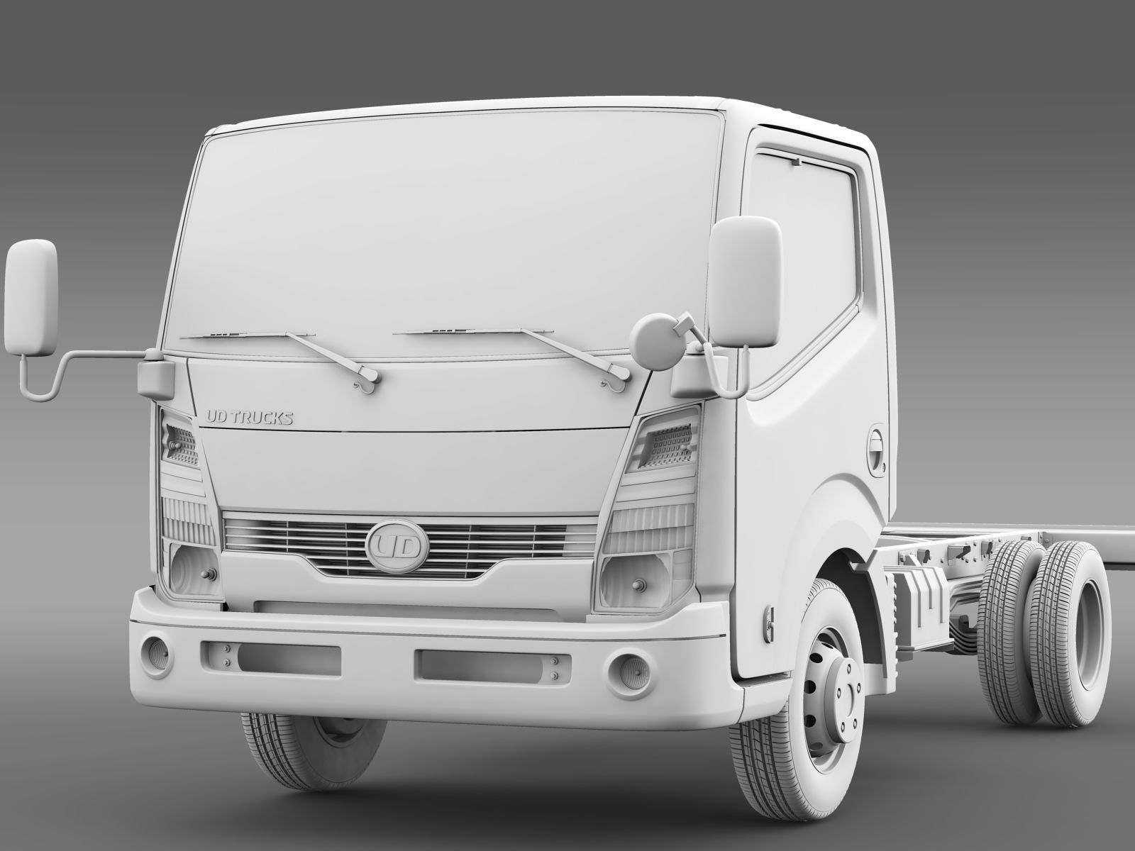 UD Condor Light chassi 2015 3D model_14