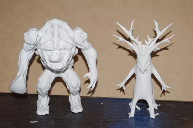 Tree Gollum 3D print model_0