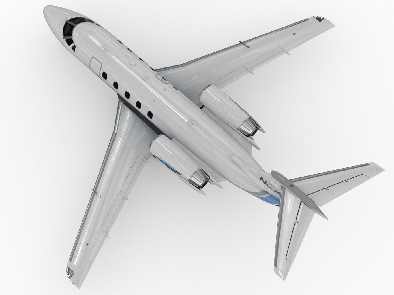 Cessna 650 Citation  3D model_10