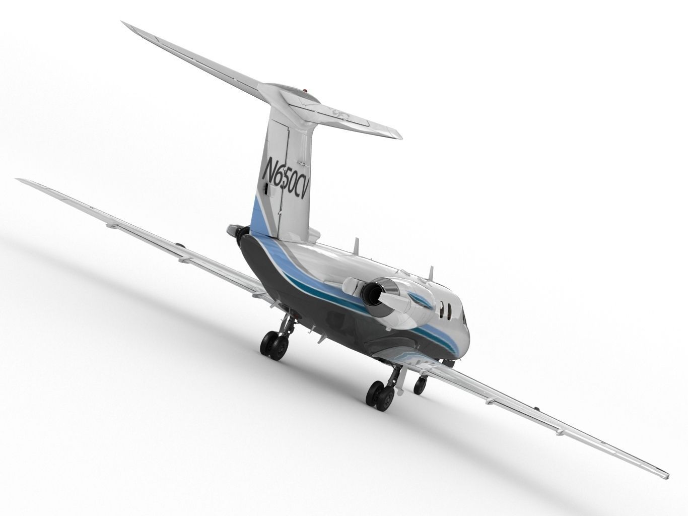 Cessna 650 Citation  3D model_6