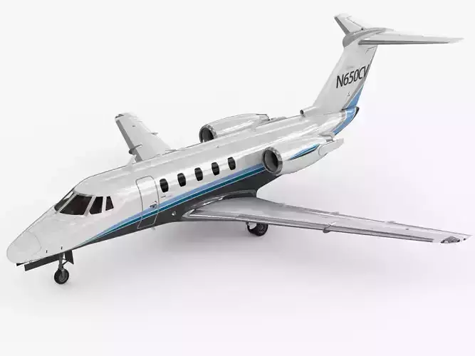 Cessna 650 Citation  3D model