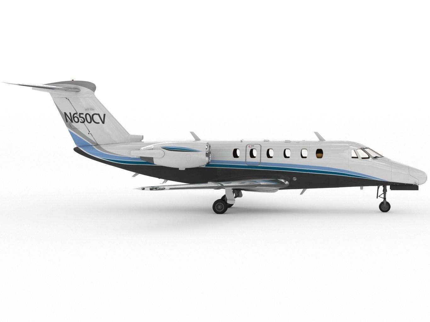 Cessna 650 Citation  3D model_3