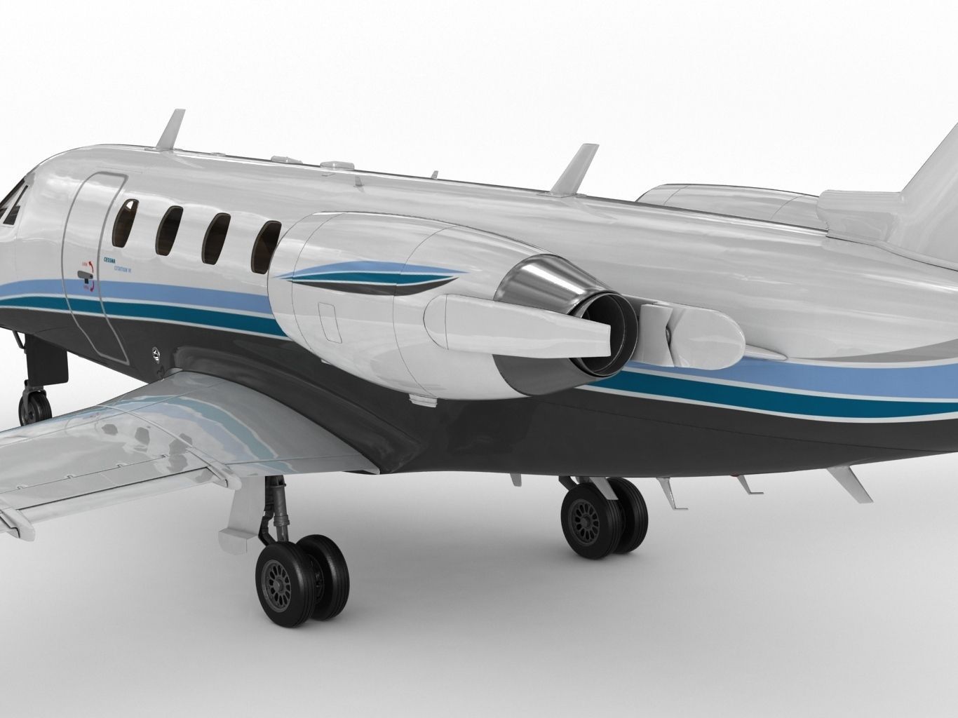 Cessna 650 Citation  3D model_8