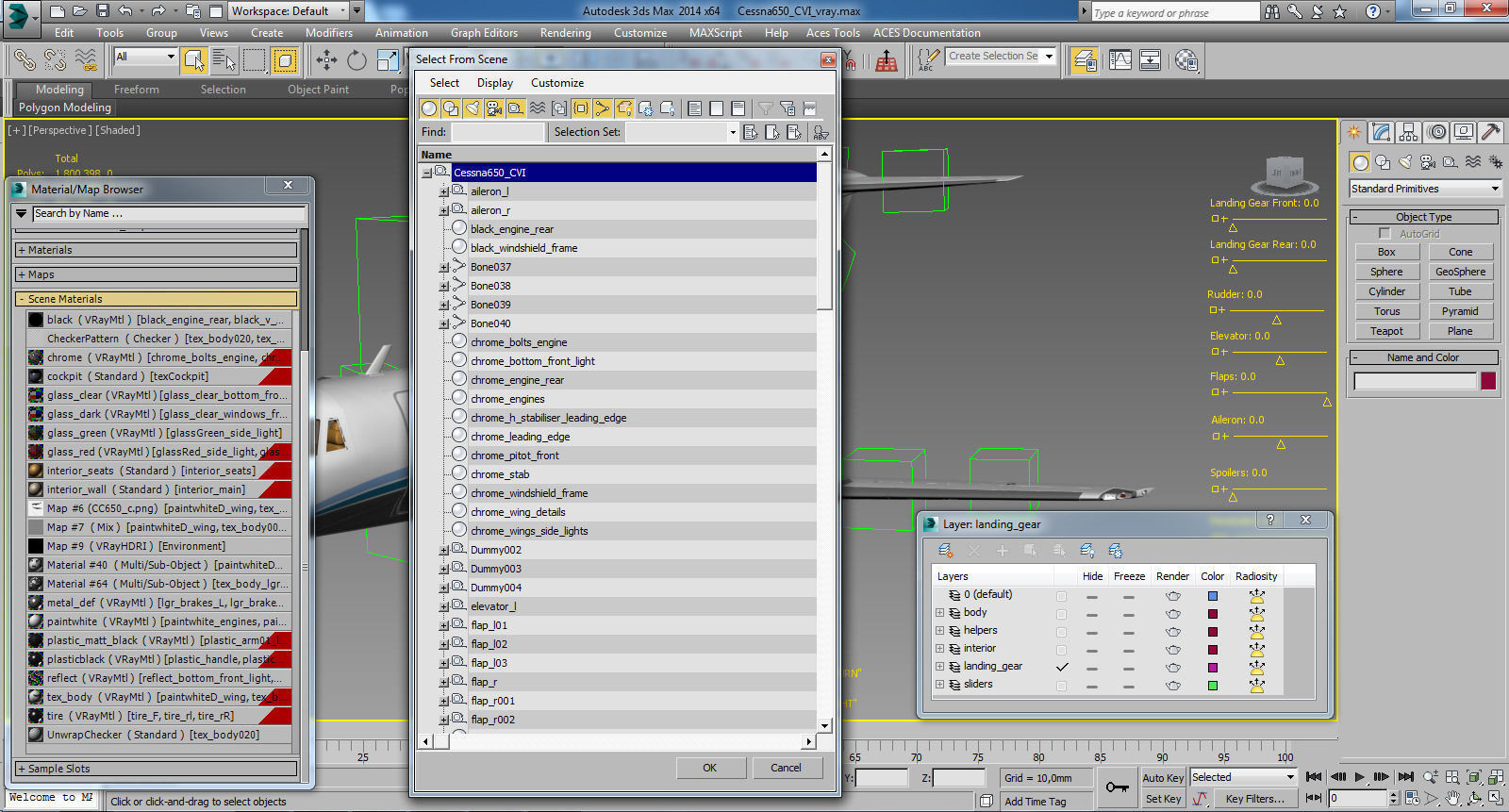 Cessna 650 Citation  3D model_28