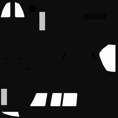 Jet Ranger V2 Helicopter Low-poly 3D model_7