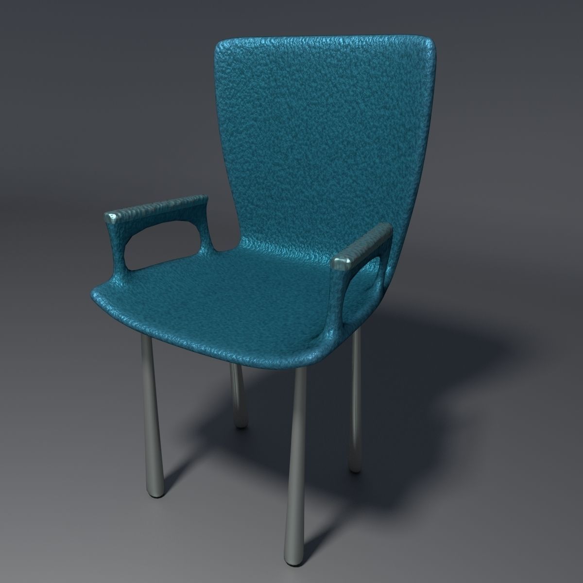 Plastic Chairs Collection 4 3D model_3