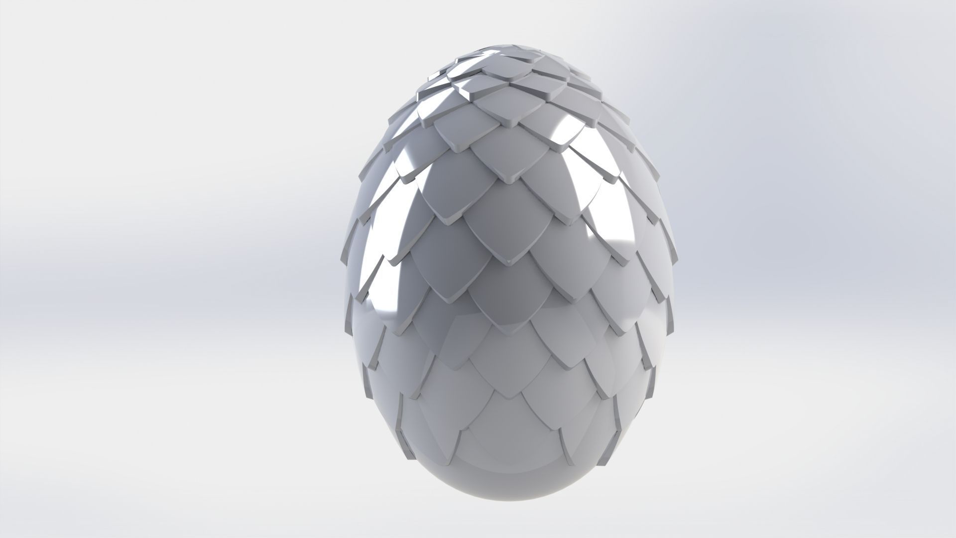 Game Of Thrones Egg 3D print model_2