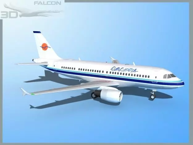 Falcon3D A319 Eurocypria Airlines 3D model