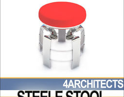 JS-Dynamic Steele Stool 3D Model