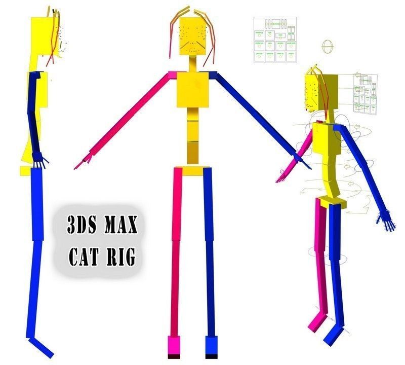 Cartoon Woman 3D model_27