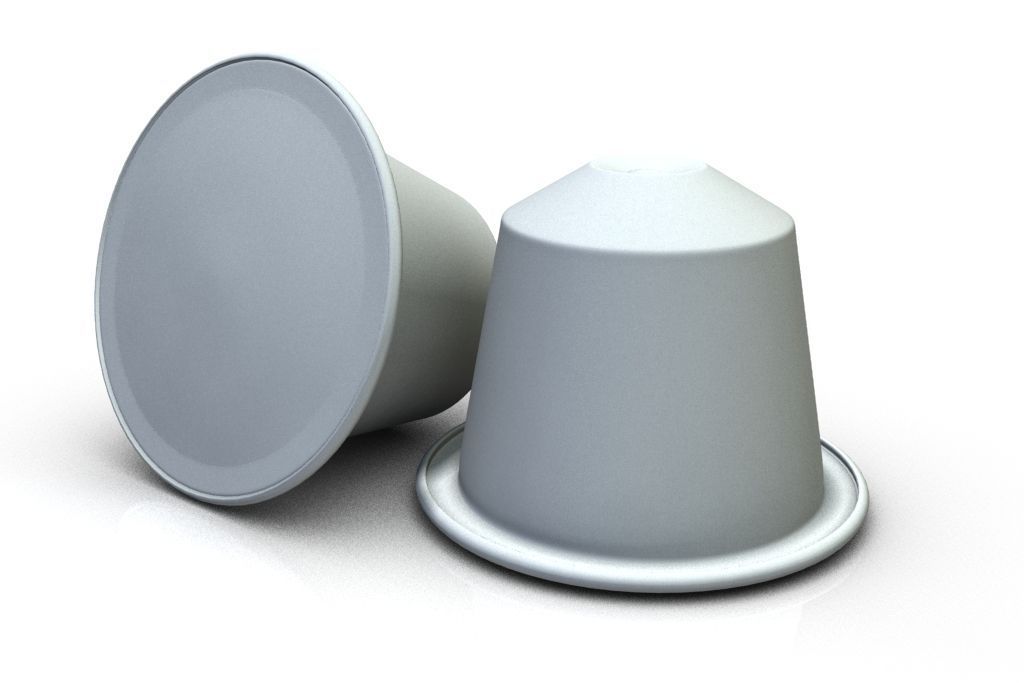 Nespresso capsule 3D model_1