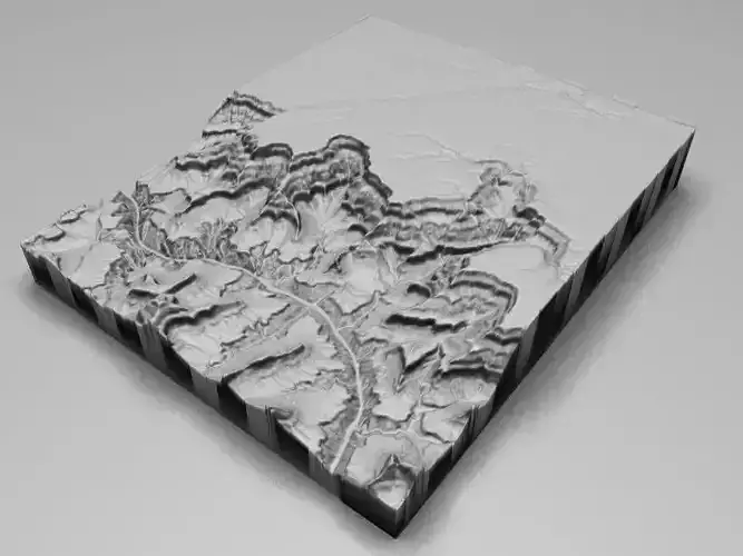 The Grand Canyon in Arizona United States Low Poly 3D Model 3D model