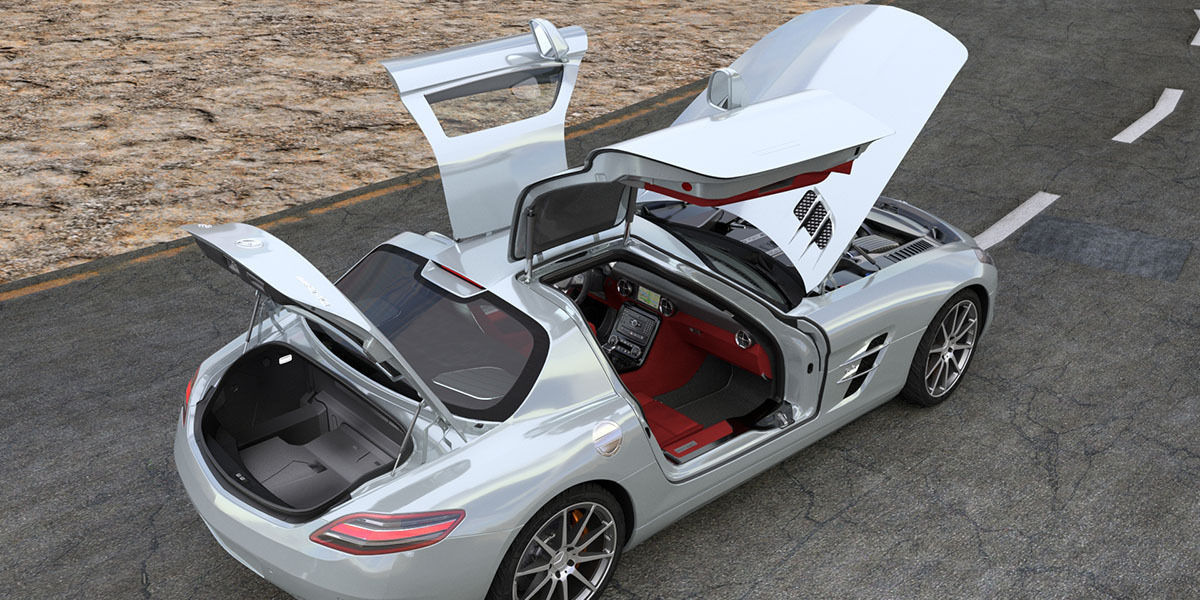 SLS AMG 3D model_3