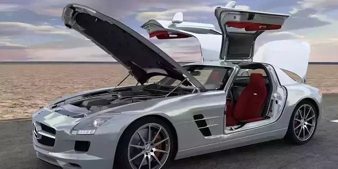 SLS AMG 3D model