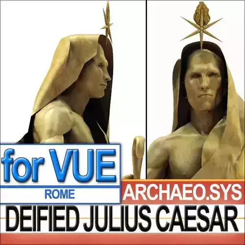 Statue of Deified Julius Caesar 3D model