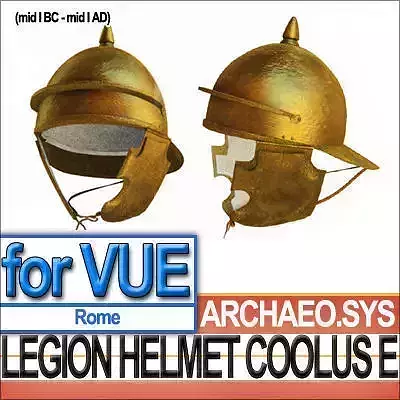 Roman Legionary Helmet Coolus E 1stBC 1stAD 3D model