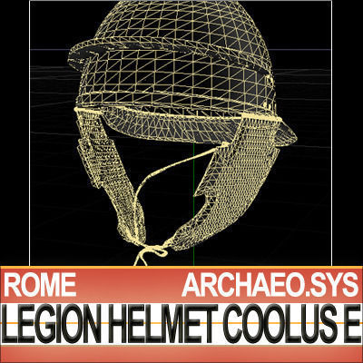 Roman Legionary Helmet Coolus E 1stBC 1stAD 3D model_4