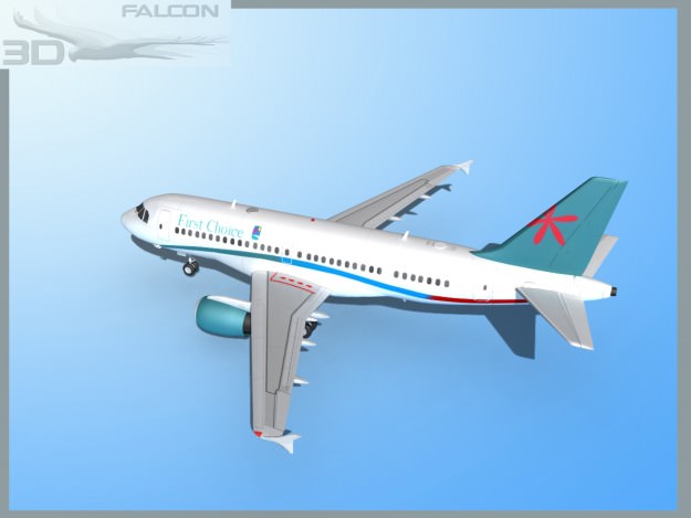 Falcon3D A319 First Choise Airways 3D model_9