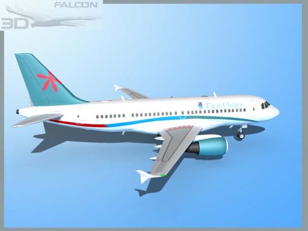 Falcon3D A319 First Choise Airways 3D model_5