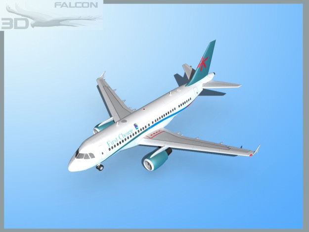 Falcon3D A319 First Choise Airways 3D model_1