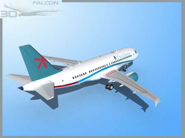 Falcon3D A319 First Choise Airways 3D model_6