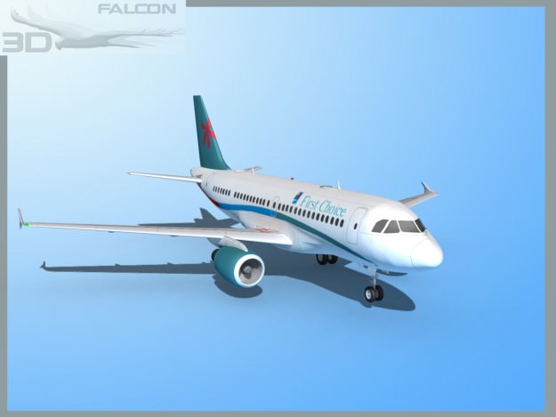 Falcon3D A319 First Choise Airways 3D model_4