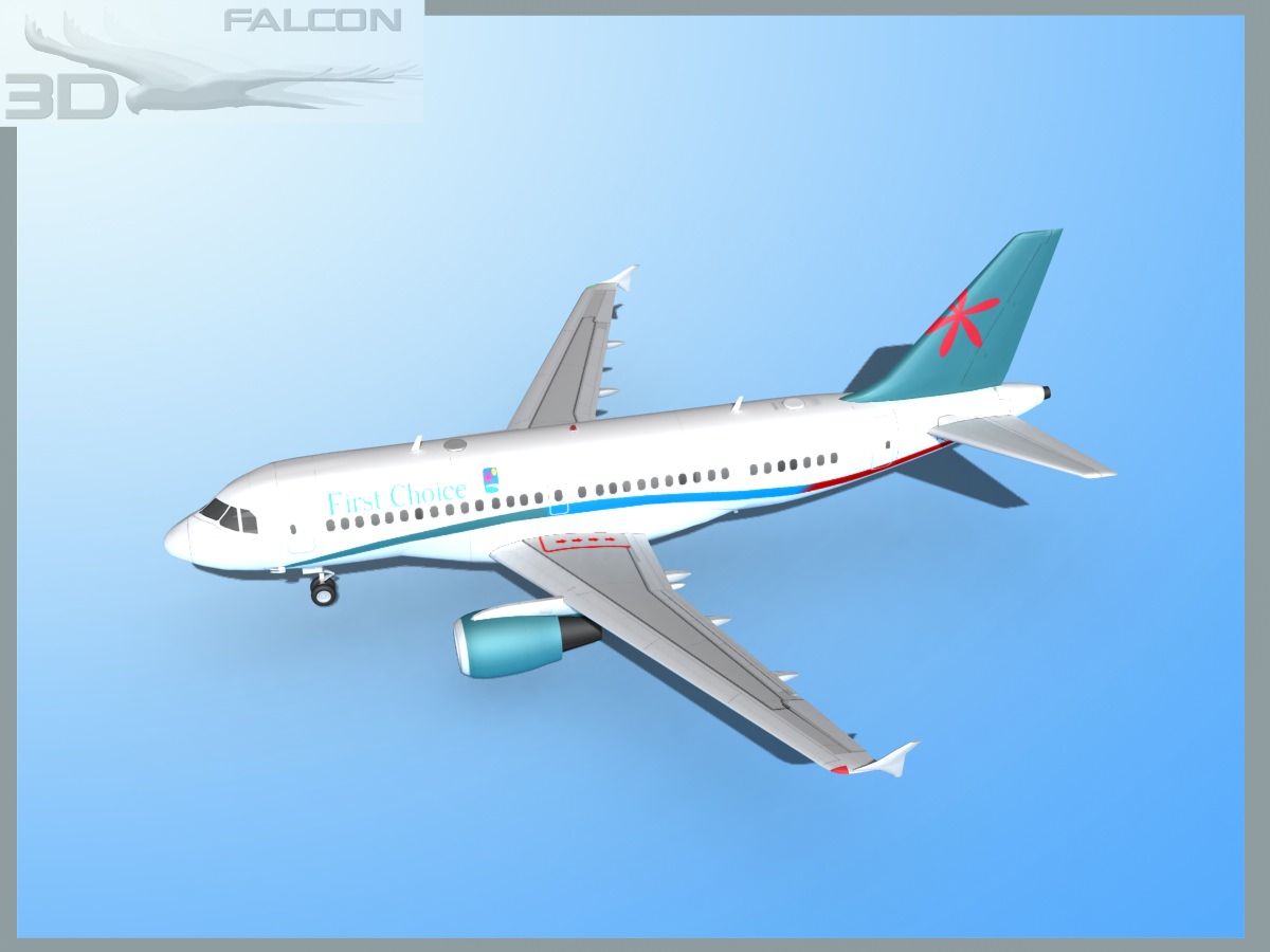 Falcon3D A319 First Choise Airways 3D model_10