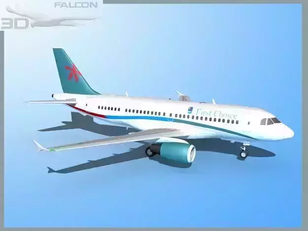 Falcon3D A319 First Choise Airways 3D model