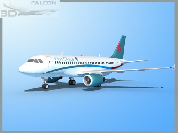 Falcon3D A319 First Choise Airways 3D model_2