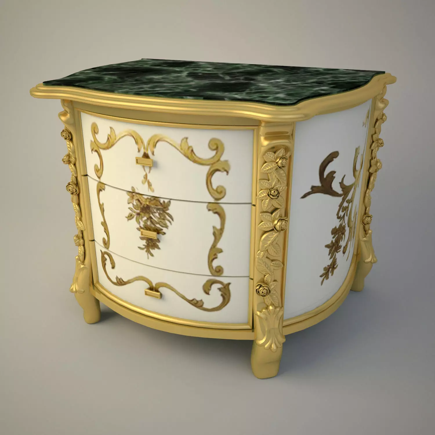 Night table Meroni Francesco Amanda 3D model
