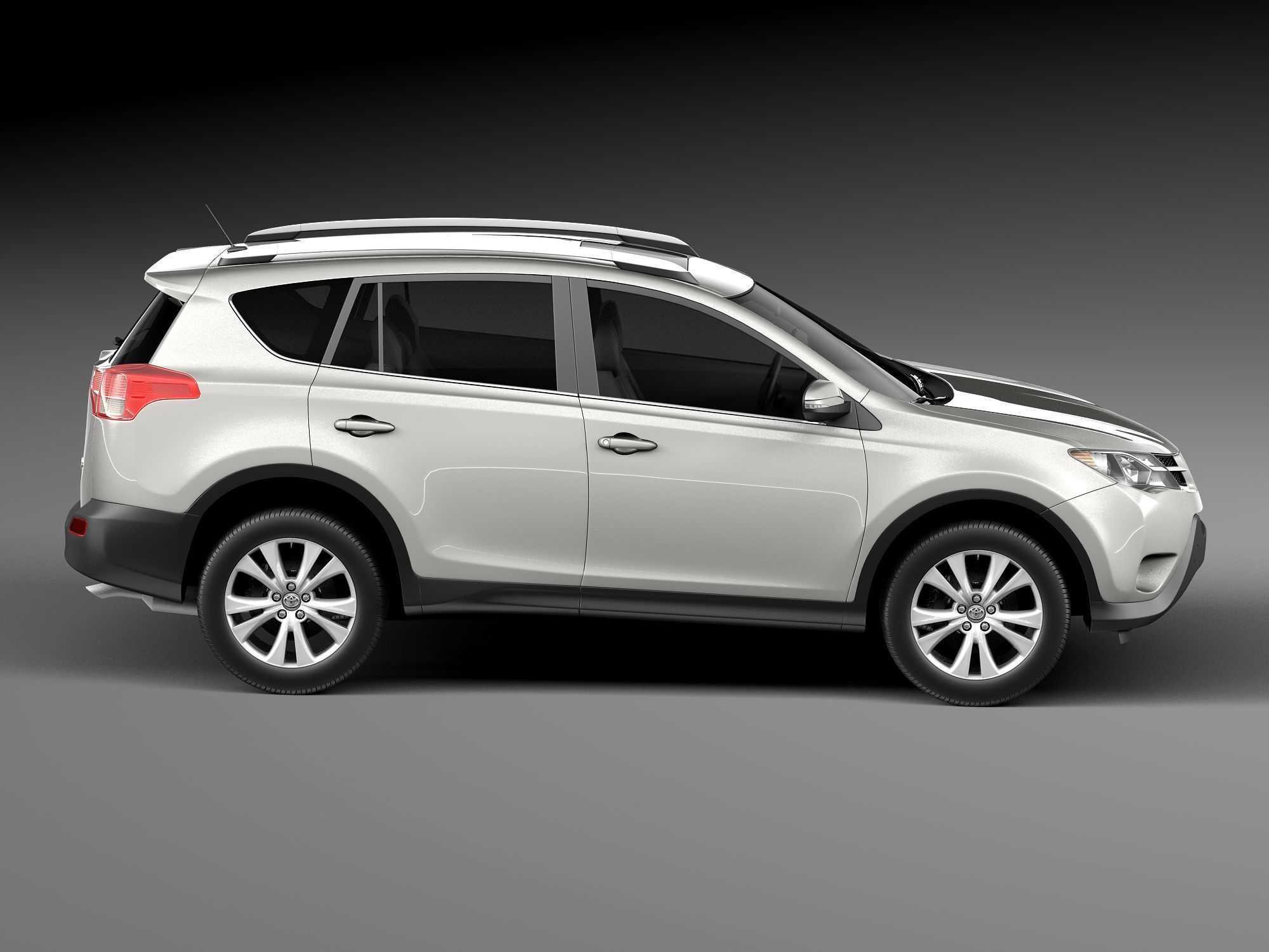 Toyota RAV4 2015 3D Model x obj 3ds fbx c4d lwo