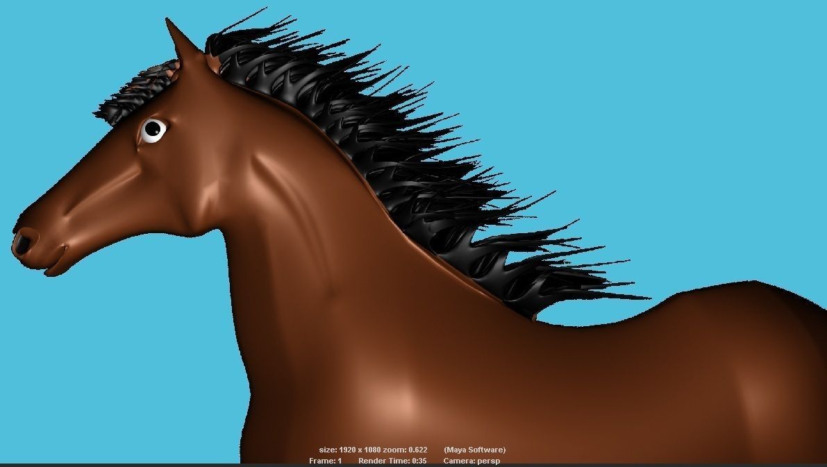 Horse Model 3D print model_3