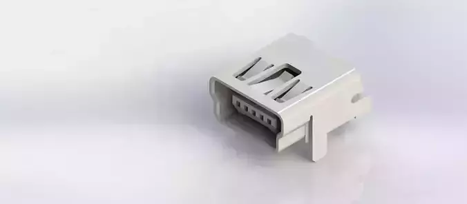 MiniUSB Tipe B Free 3D print model