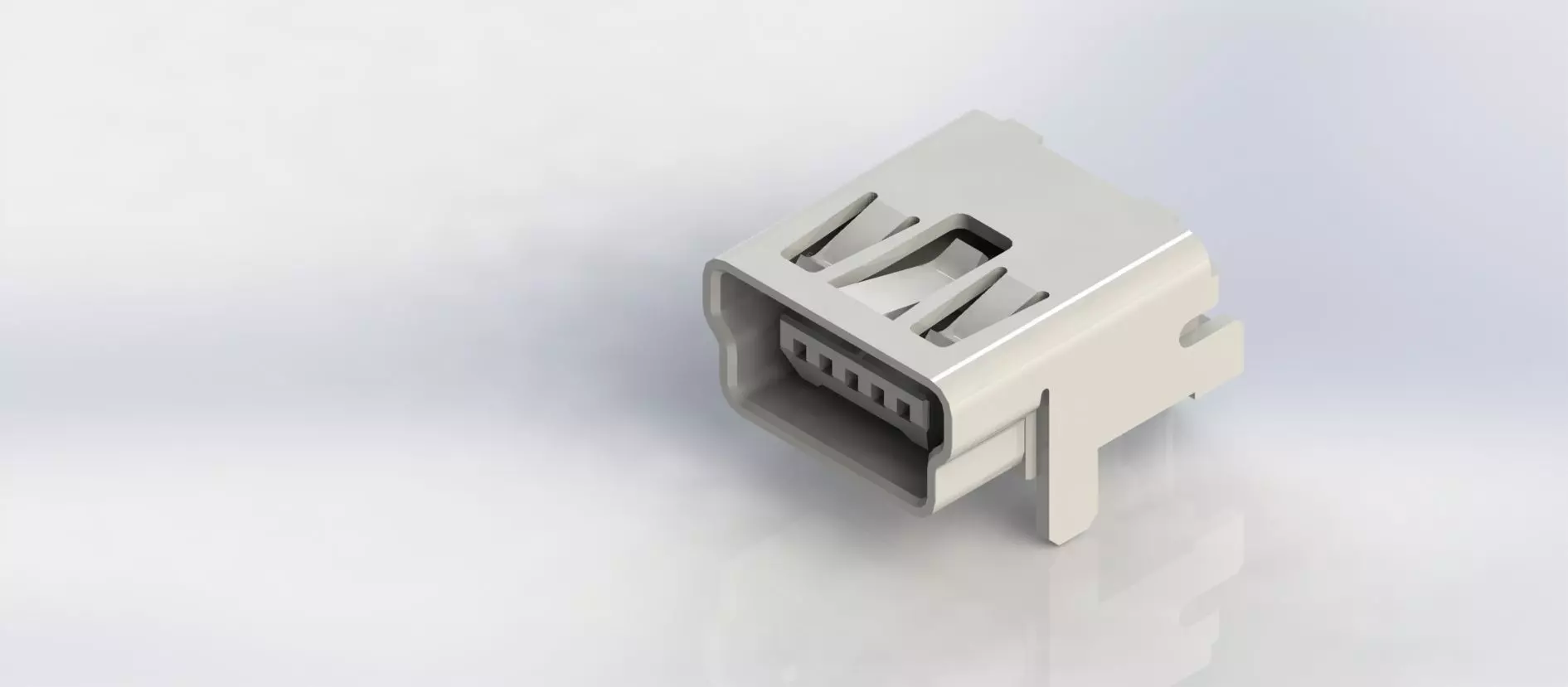 MiniUSB Tipe B Free 3D print model_0