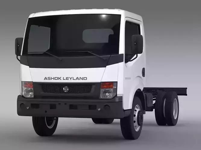 Ashok Leyland Partner Chassi 2015 3D model